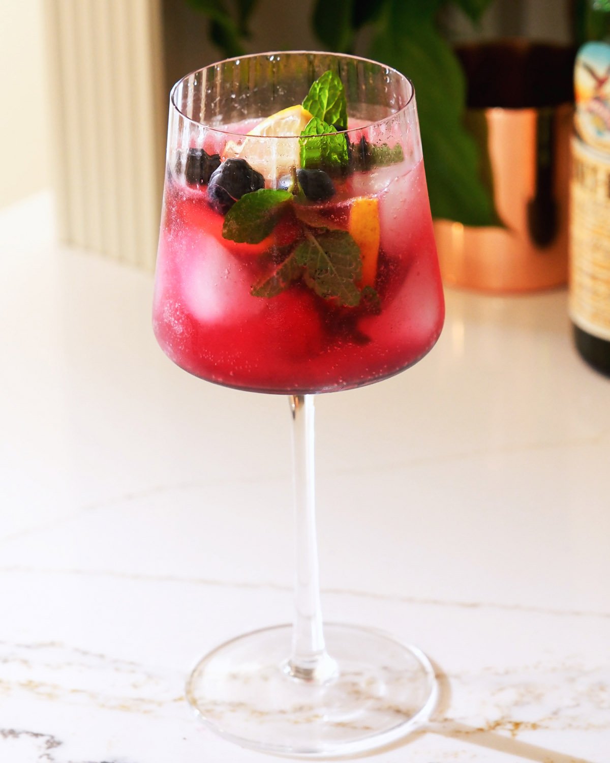 Citrinų mėlynių moctail – pora virėjų